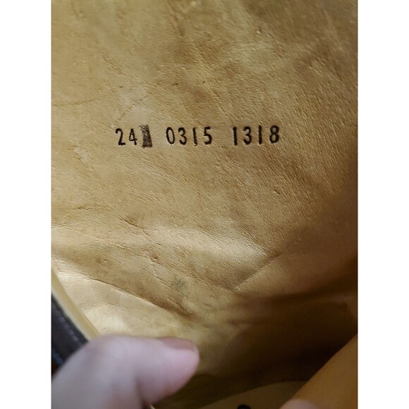 Los Canelos* Brown Flower Mexican Ostrich Ankle Mid Calf Bootie Boots Size 7 - Picture 7 of 8